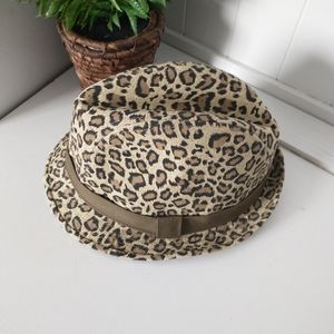 Nicole Marciano Leopard Print Hat